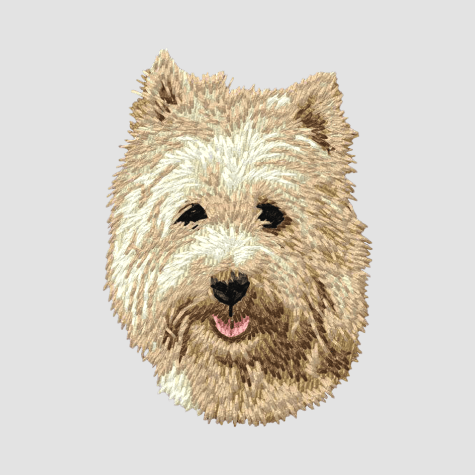 Cairn Terrier Embroidered Classic Long Sleeve Shirt
