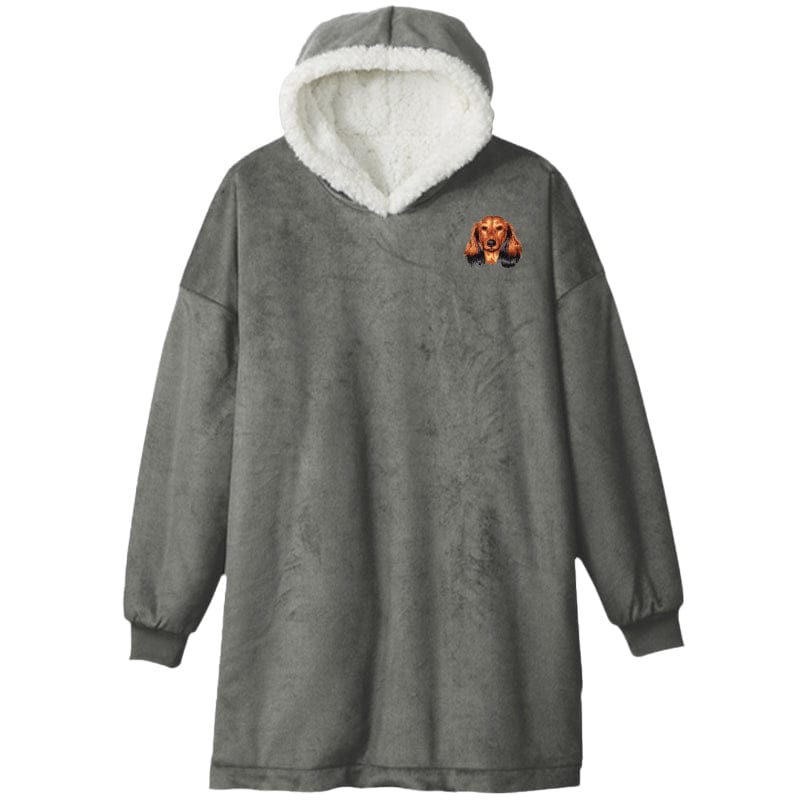 Dachshund Embroidered Wearable Blanket