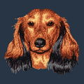 Dachshund Embroidered Wearable Blanket