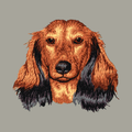 Dachshund Embroidered Classic Long Sleeve Shirt