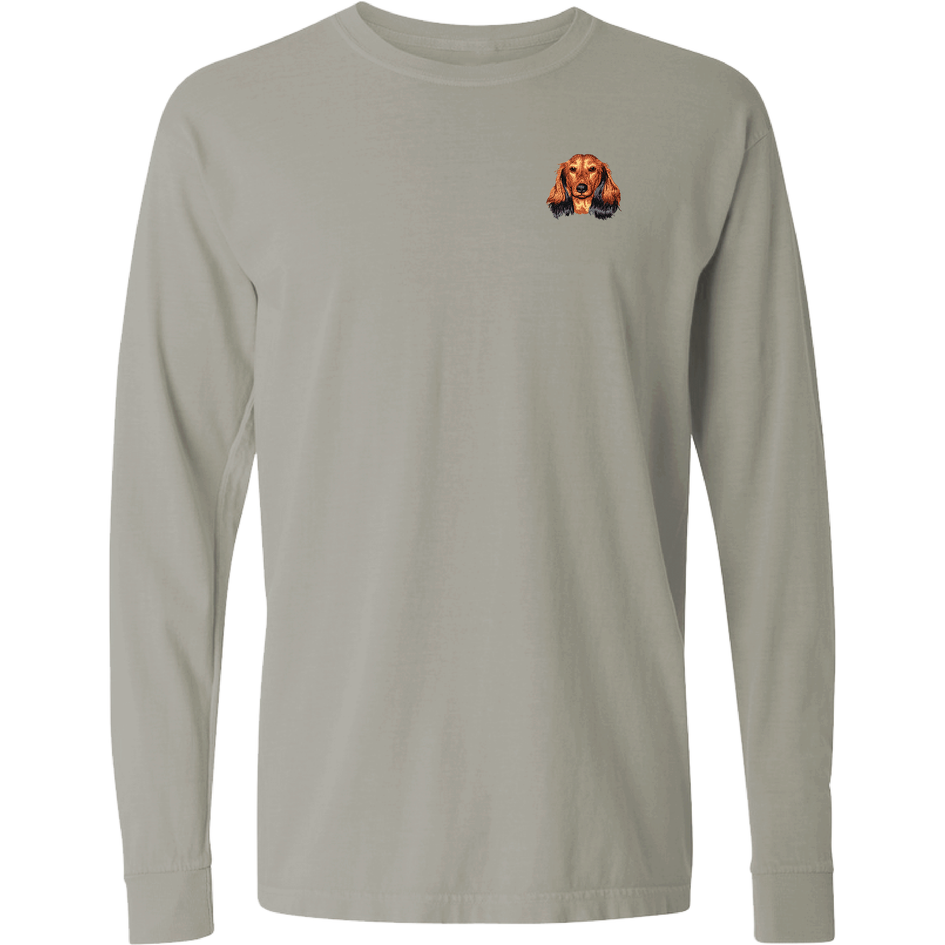 Dachshund Embroidered Classic Long Sleeve Shirt