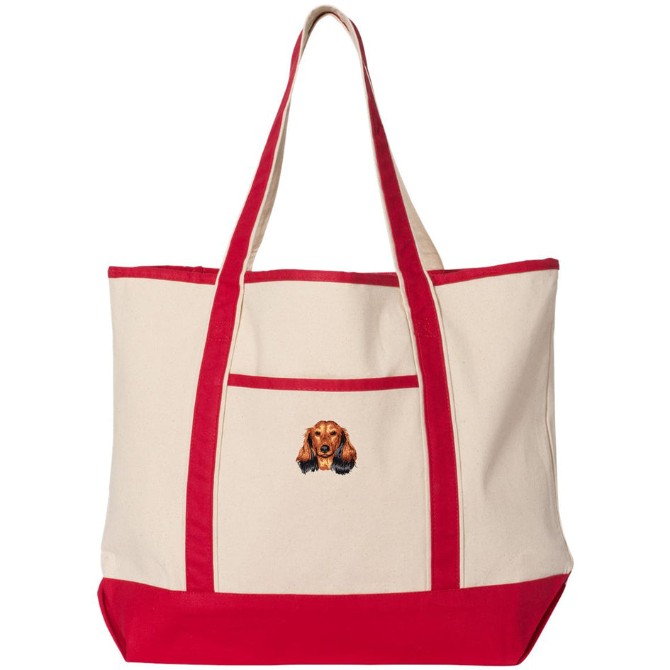 Dachshund Embroidered Tote