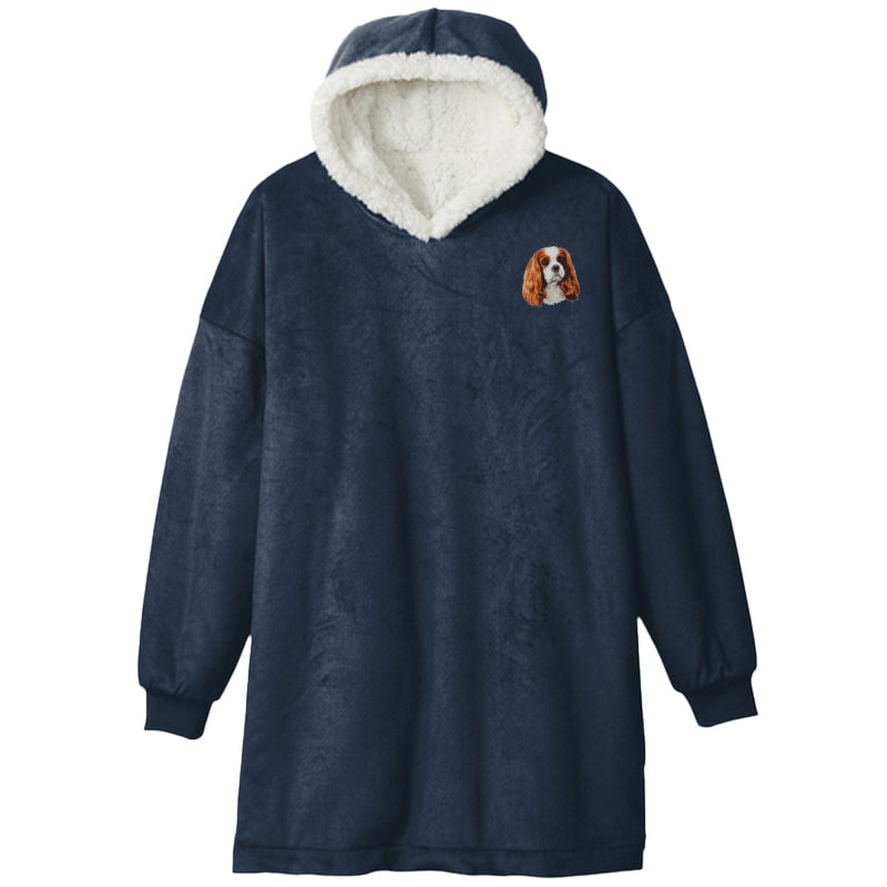 Cavalier King Charles Spaniel Embroidered Wearable Blanket