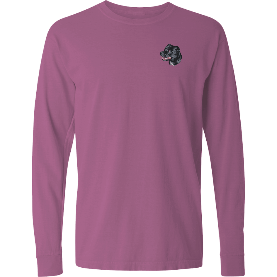 Staffordshire Bull Terrier Embroidered Classic Long Sleeve Shirt