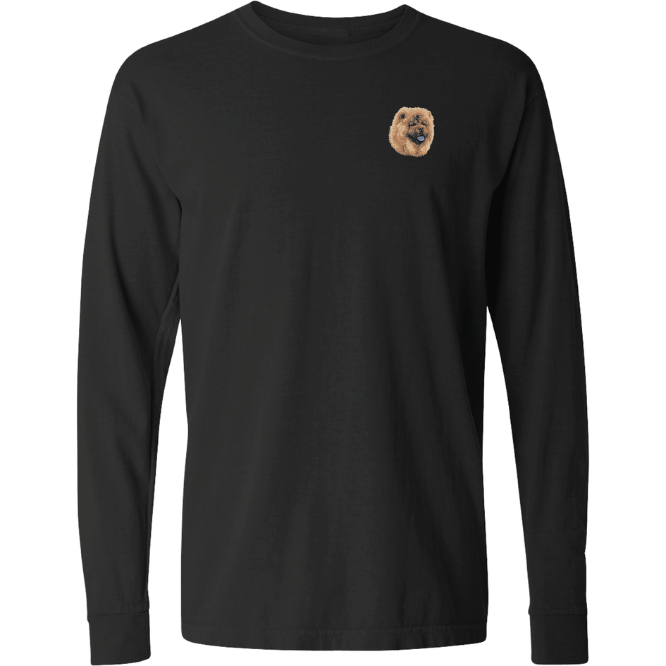 Chow Chow Embroidered Classic Long Sleeve Shirt