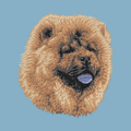 Chow Chow Embroidered Classic Long Sleeve Shirt