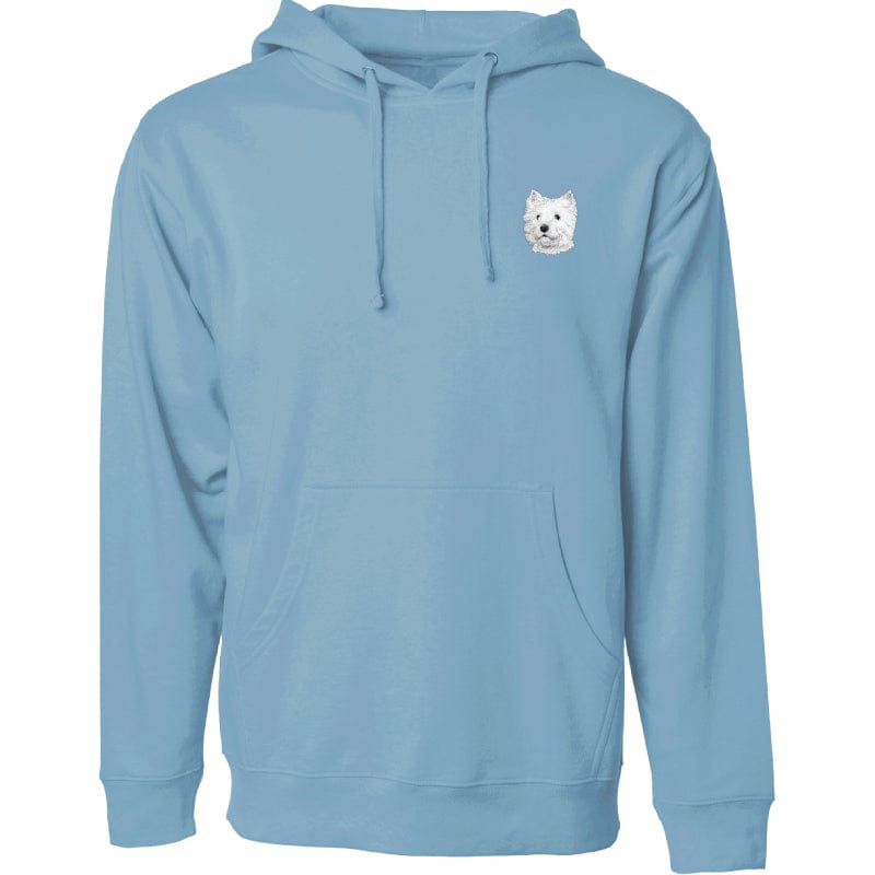 West Highland White Terrier Embroidered Sweatshirt Hoodie