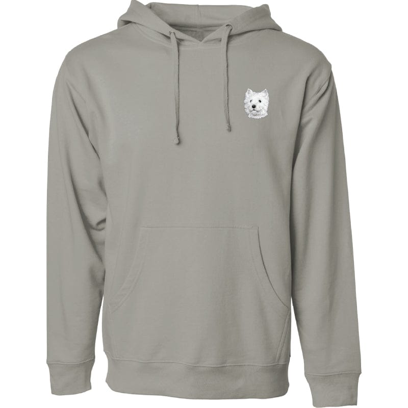 West Highland White Terrier Embroidered Sweatshirt Hoodie