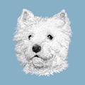 West Highland White Terrier Embroidered Classic Long Sleeve Shirt