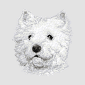 West Highland White Terrier Embroidered Classic Long Sleeve Shirt
