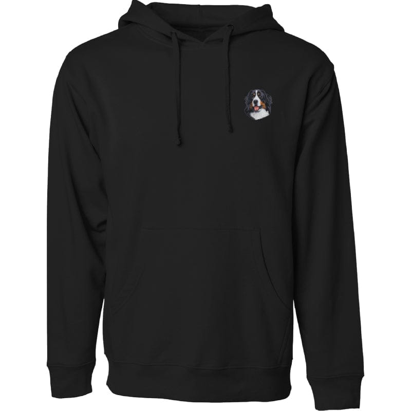 Bernese Mountain Dog Embroidered Sweatshirt Hoodie