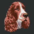 English Springer Spaniel Embroidered Crossbody Bag
