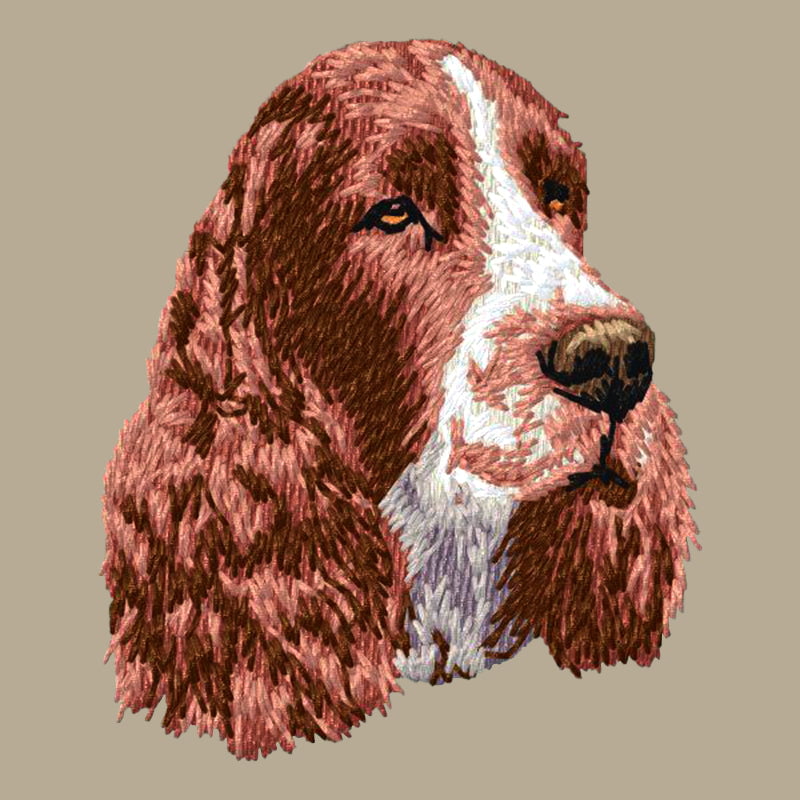 English Springer Spaniel Embroidered Crossbody Bag