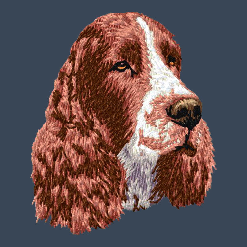 English Springer Spaniel Embroidered Women's Denim Shirt