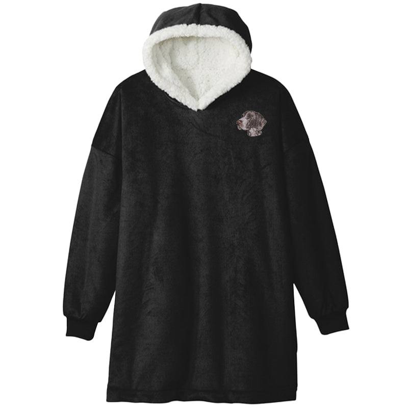 German Shorthaired Pointer Embroidered Wearable Blanket