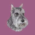 Standard Schnauzer Embroidered Classic Long Sleeve Shirt