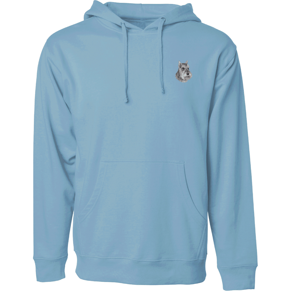 Schnauzer Embroidered Sweatshirt Hoodie