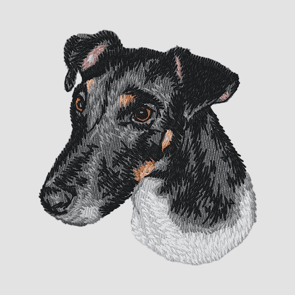Smooth Fox Terrier Embroidered Classic Long Sleeve Shirt