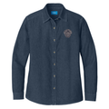 Mastiff Embroidered Women's Denim Shirt