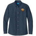 Chesapeake Bay Retriever Embroidered Women's Denim Shirt