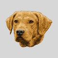 Chesapeake Bay Retriever Embroidered Mock Neck Sweatshirt