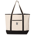 Norwegian Elkhound Embroidered Tote