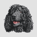 Irish Water Spaniel Embroidered Classic Long Sleeve Shirt