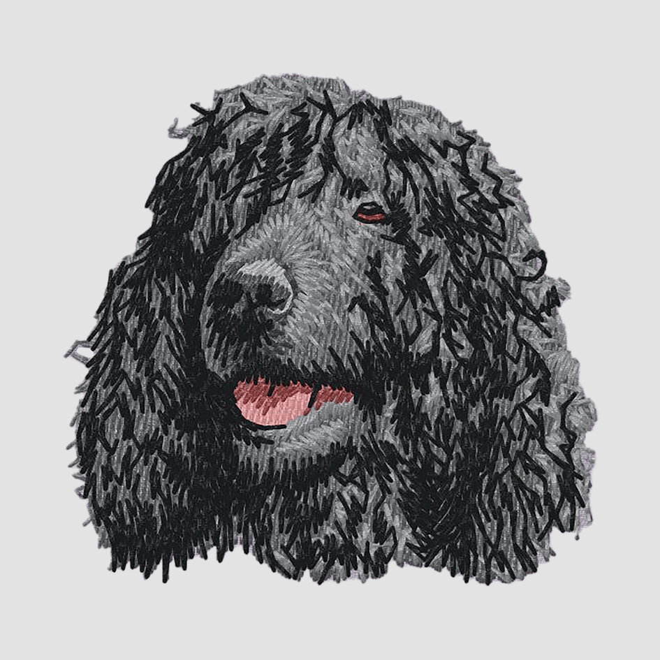 Irish Water Spaniel Embroidered Classic Long Sleeve Shirt