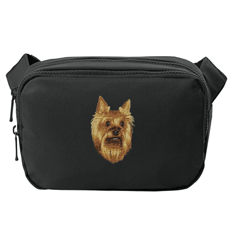 Yorkshire Terrier Embroidered Crossbody Bag