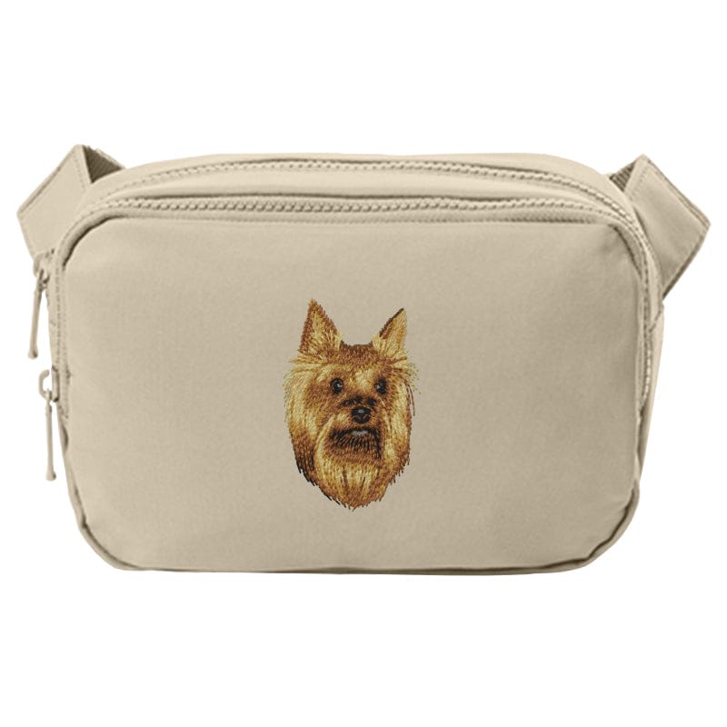 Yorkshire Terrier Embroidered Crossbody Bag