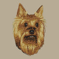 Yorkshire Terrier Embroidered Crossbody Bag