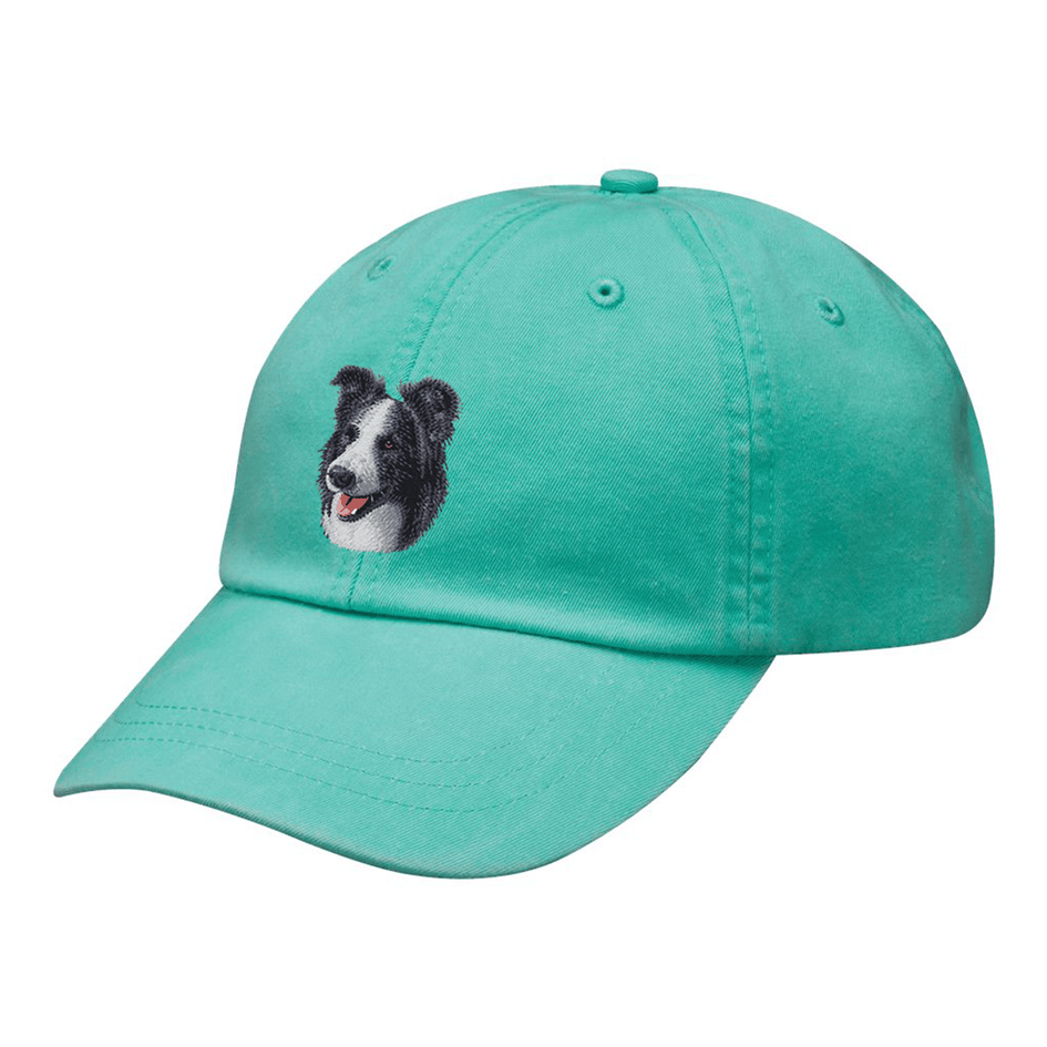Border Collie Embroidered Baseball Cap