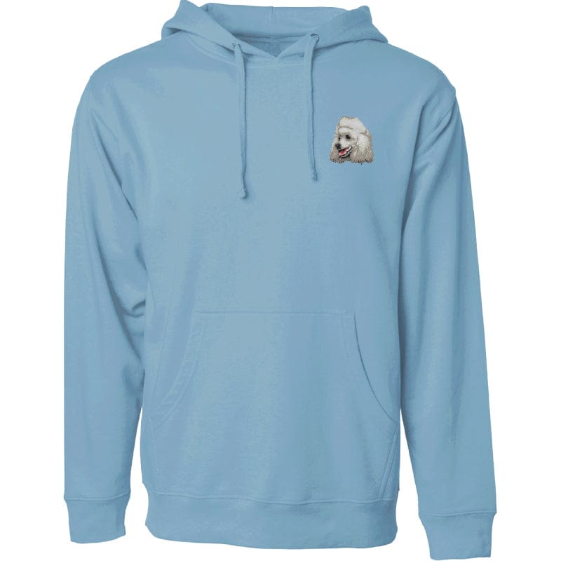 Poodle Embroidered Sweatshirt Hoodie