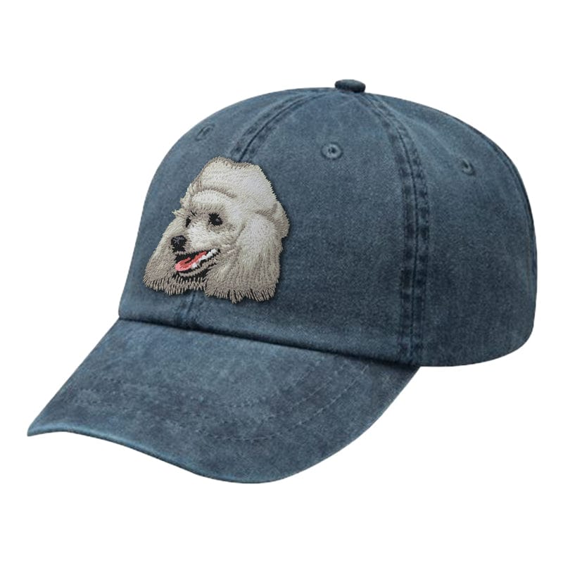 Poodle Embroidered Baseball Cap