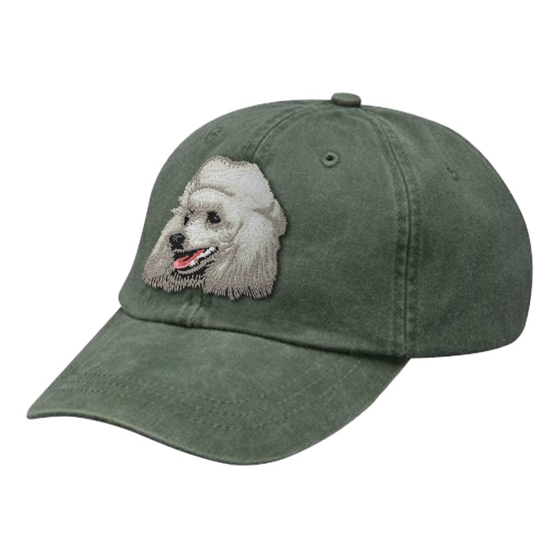 Poodle Embroidered Baseball Cap