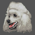 Poodle Embroidered Men's Fleece Jacket