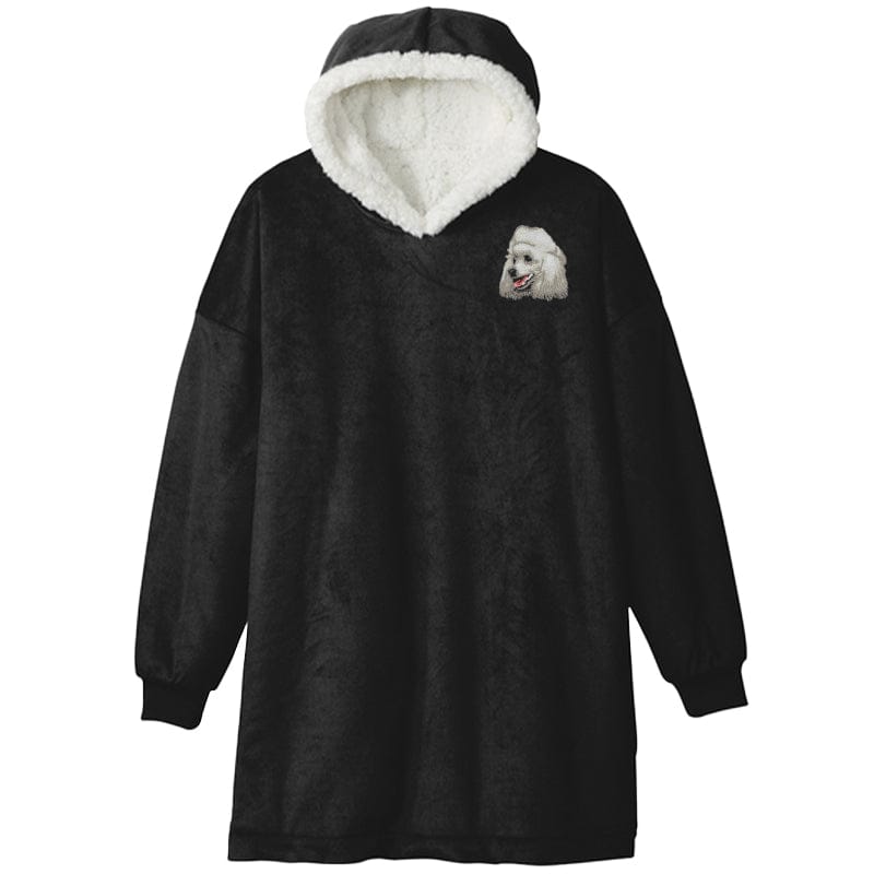 Poodle Embroidered Wearable Blanket