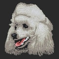 Poodle Embroidered Wearable Blanket