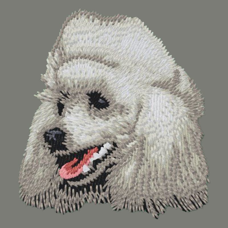 Poodle Embroidered Wearable Blanket