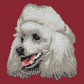 Poodle Embroidered Wearable Blanket