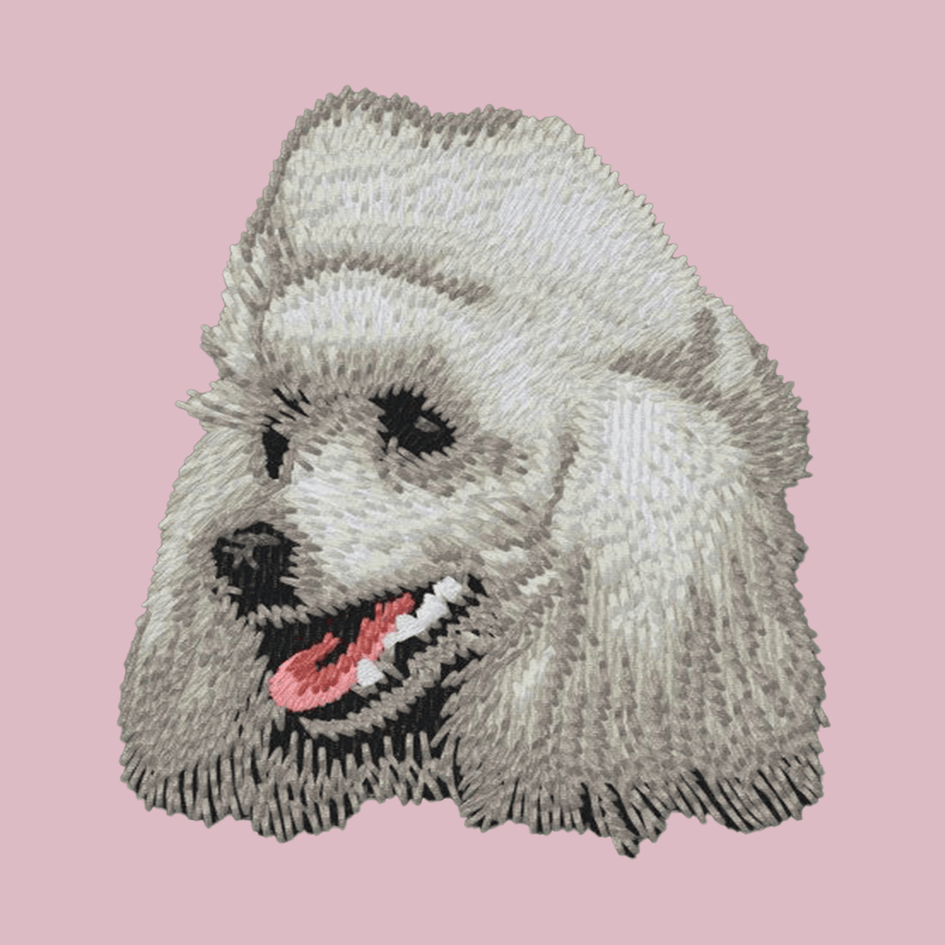 Poodle Embroidered Baseball Cap