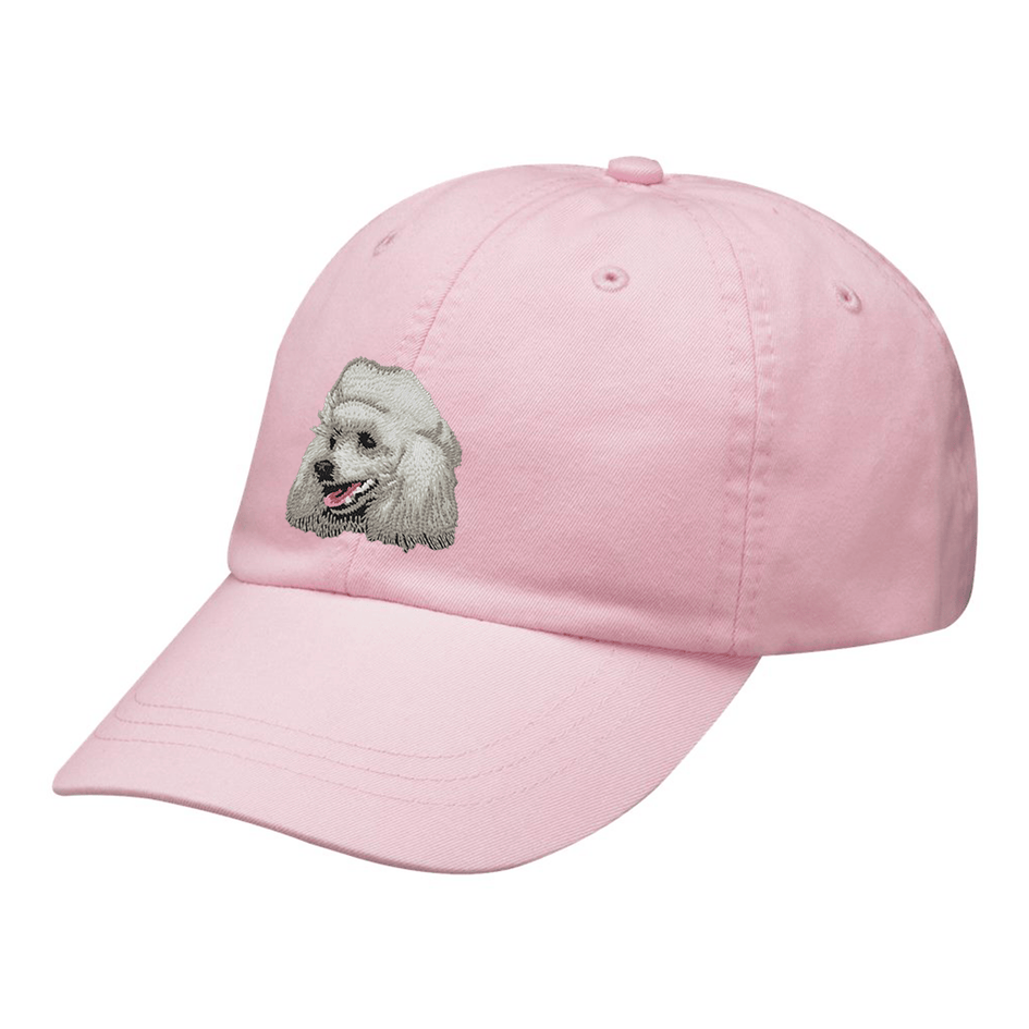 Poodle Embroidered Baseball Cap