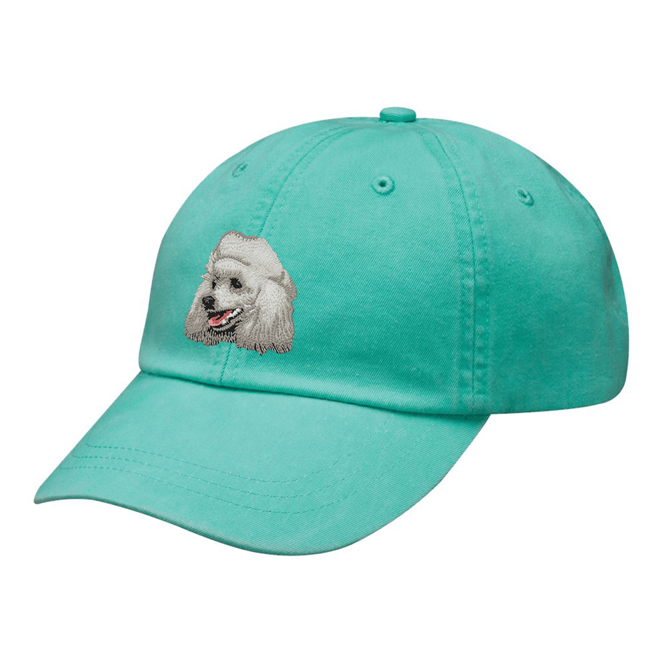 Poodle Embroidered Baseball Cap