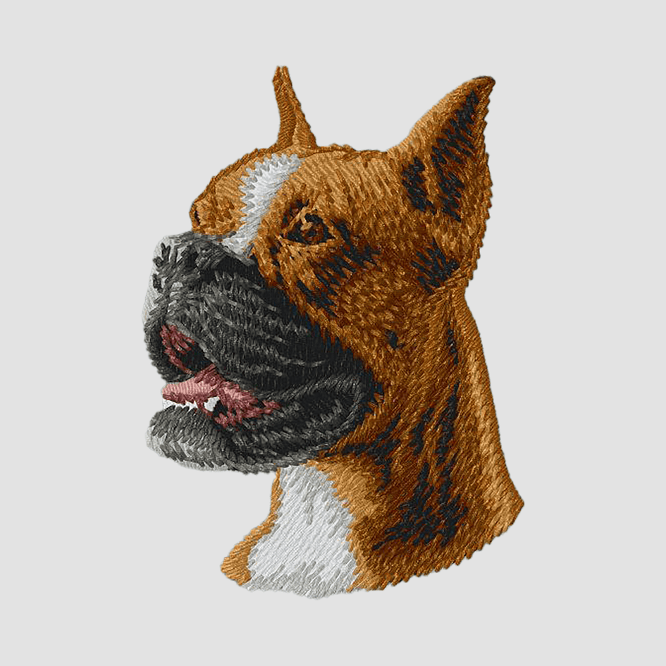 Boxer Embroidered Sweatshirt Hoodie