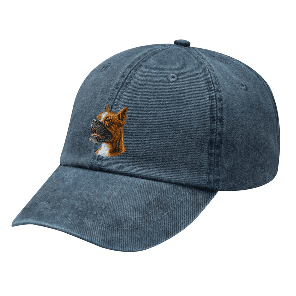 Boxer Embroidered Baseball Cap