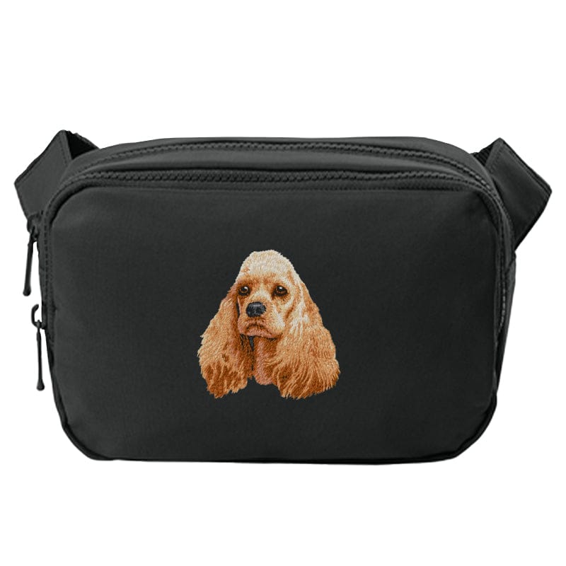 Cocker Spaniel Embroidered Crossbody Bag