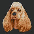 Cocker Spaniel Embroidered Crossbody Bag