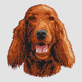 Irish Setter Embroidered Sweatshirt Hoodie