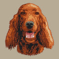 Irish Setter Embroidered Crossbody Bag