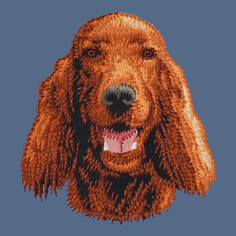 Irish Setter Embroidered Women's Denim Shirt